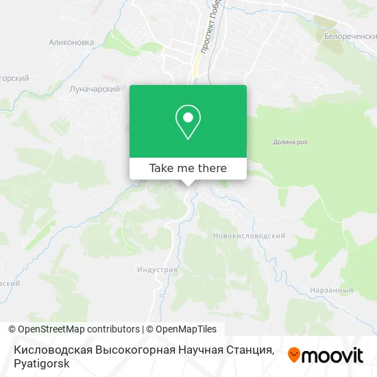 Кисловодская Высокогорная Научная Станция map