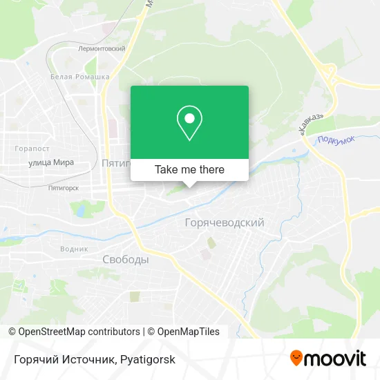 Горячий Источник map