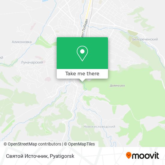 Святой Источник map