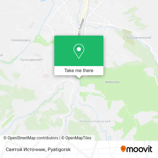 Святой Источник map