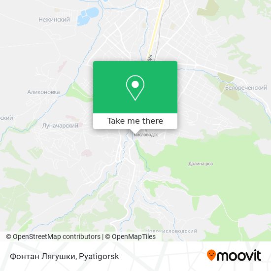 Фонтан Лягушки map
