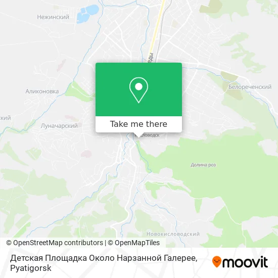 Детская Площадка Около Нарзанной Галерее map