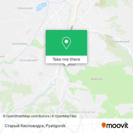 Старый Кисловодск map