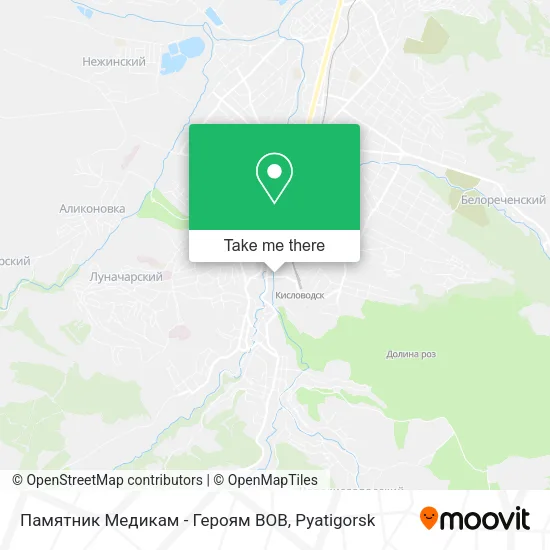 Памятник Медикам - Героям ВОВ map