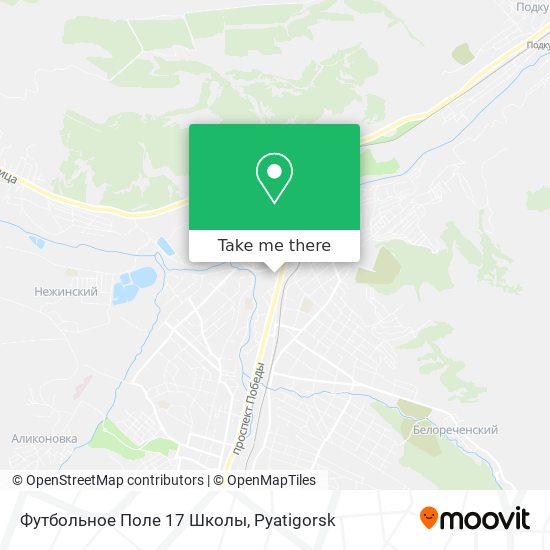 Футбольное Поле 17 Школы map