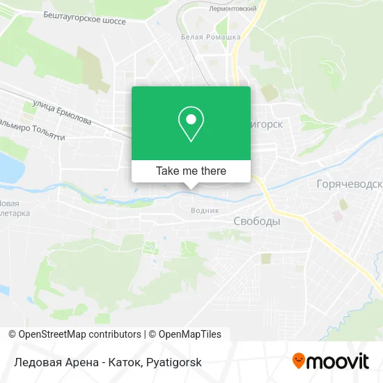 Ледовая Арена - Каток map