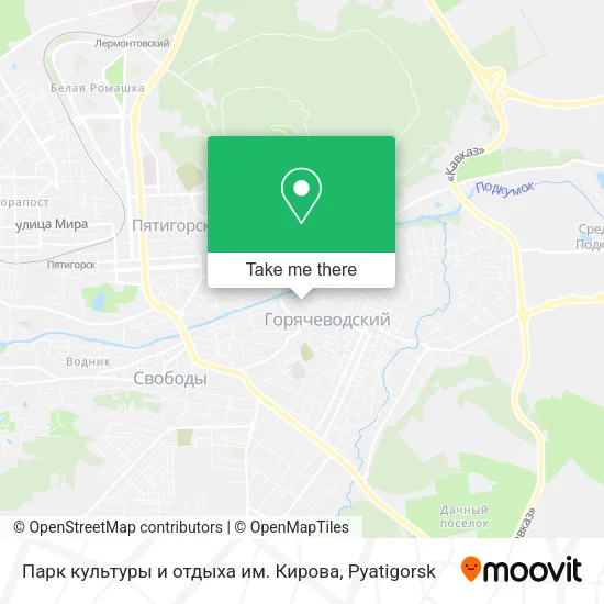 Парк культуры и отдыха им. Кирова map