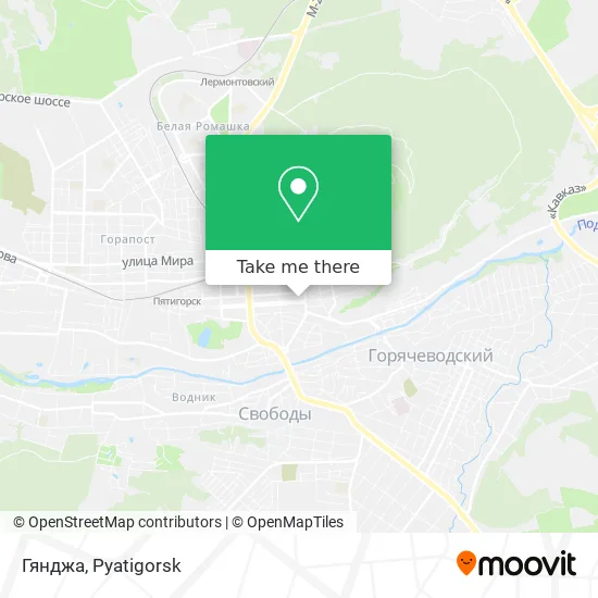 Гянджа map