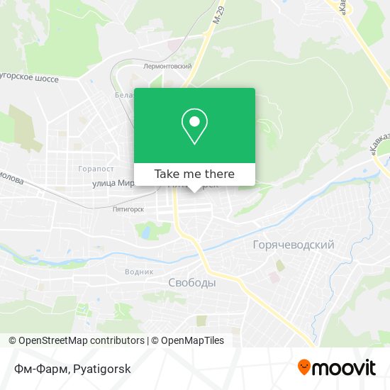 Фм-Фарм map