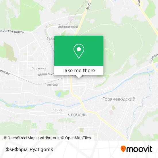 Фм-Фарм map
