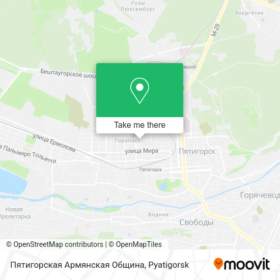 Пятигорская Армянская Община map