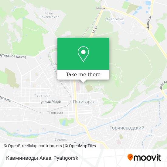 Кавминводы-Аква map