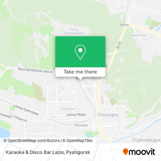 Karaoke & Disco Bar Lazio map