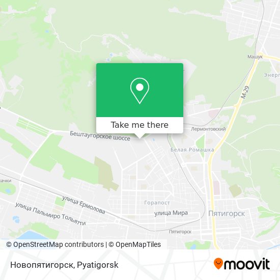 Новопятигорск map