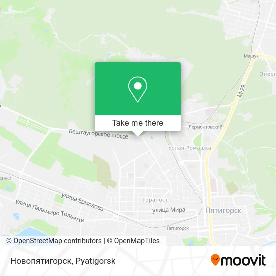 Новопятигорск map