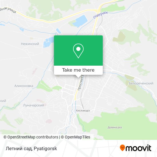 Летний сад map