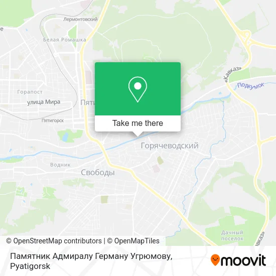 Памятник Адмиралу Герману Угрюмову map
