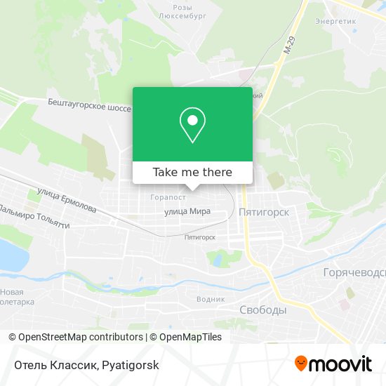 Отель Классик map