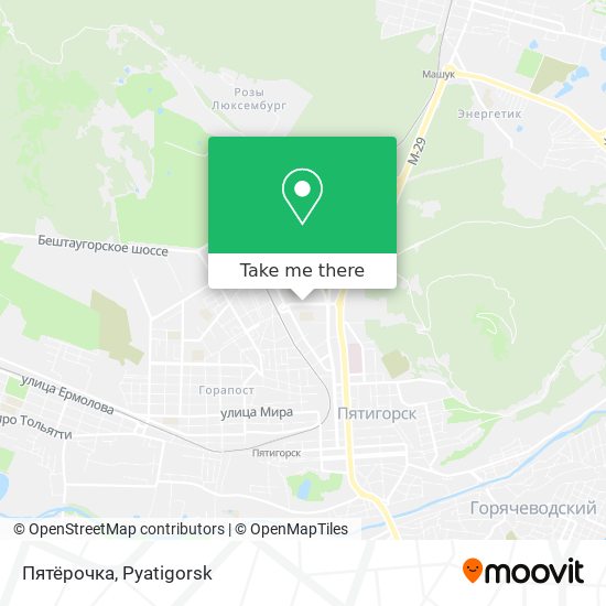 Пятёрочка map
