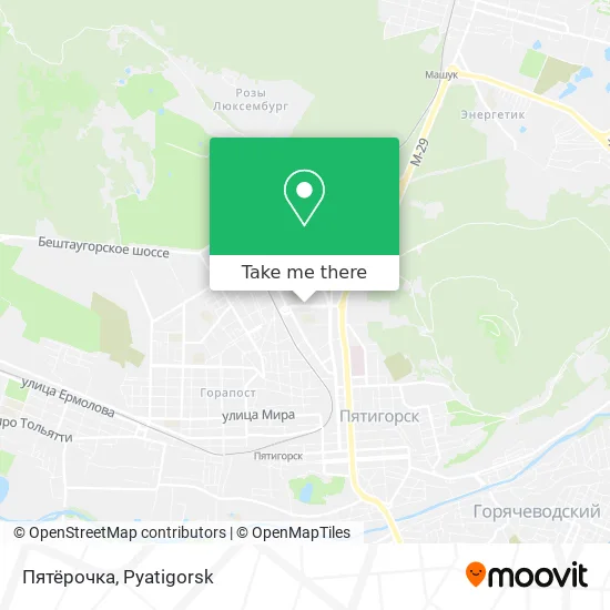 Пятёрочка map