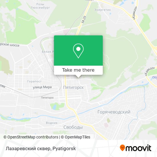 Лазаревский сквер map