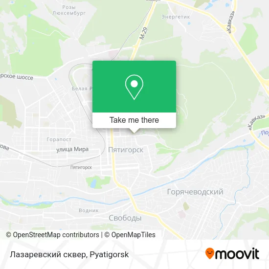 Лазаревский сквер map