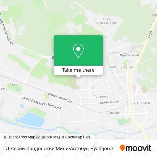 Детский Лондонский Мини-Автобус map