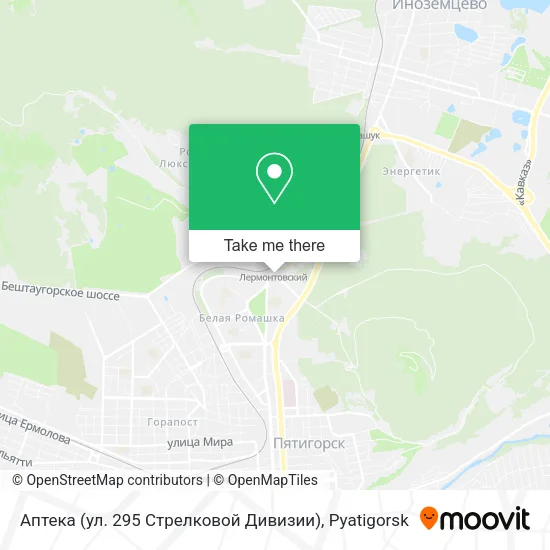 Аптека (ул. 295 Стрелковой Дивизии) map