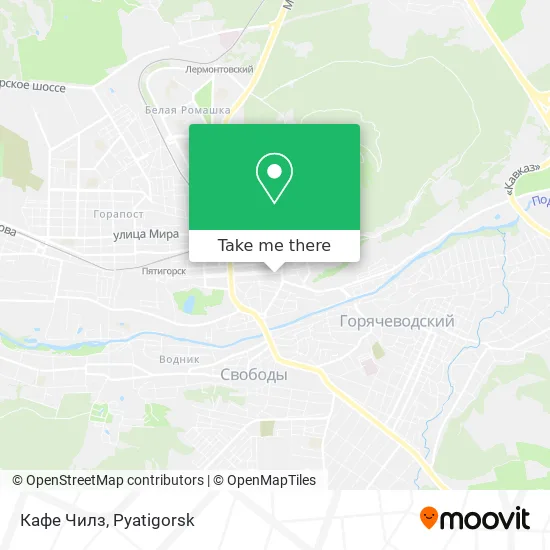 Кафе Чилз map