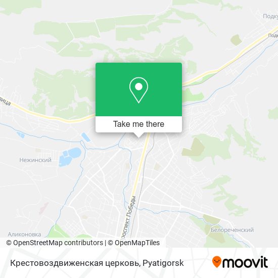 Крестовоздвиженская церковь map