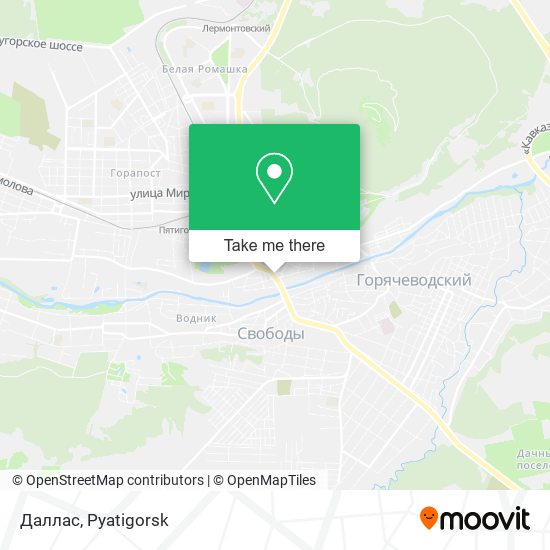 Даллас map