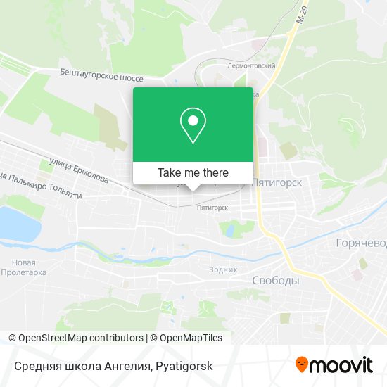 Средняя школа Ангелия map