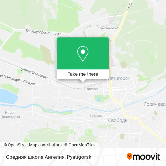 Средняя школа Ангелия map