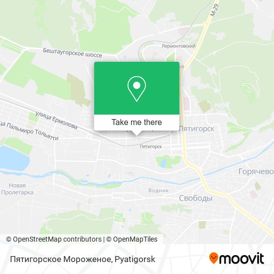 Пятигорское Мороженое map