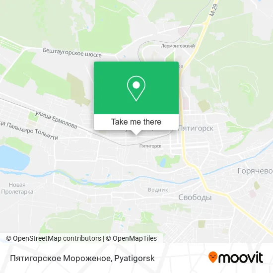 Пятигорское Мороженое map