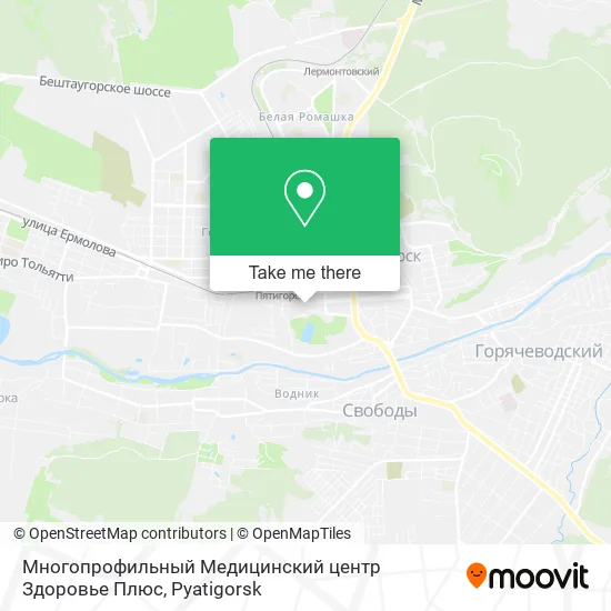 Многопрофильный Медицинский центр Здоровье Плюс map