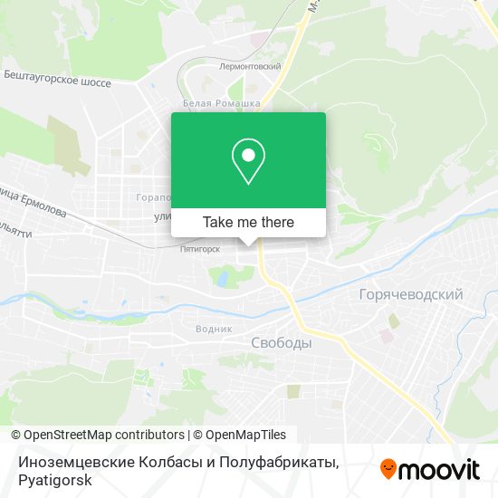 Иноземцевские Колбасы и Полуфабрикаты map