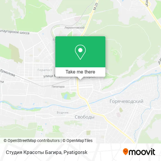 Студия Красоты Багира map