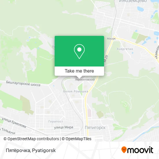 Пятёрочка map