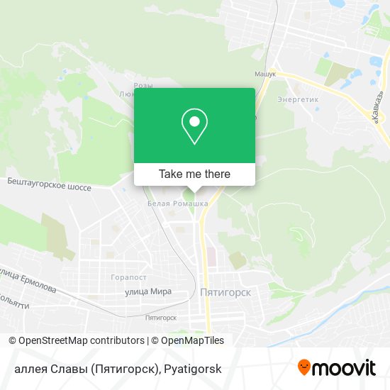 аллея Славы (Пятигорск) map
