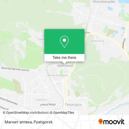 Магнит аптека map