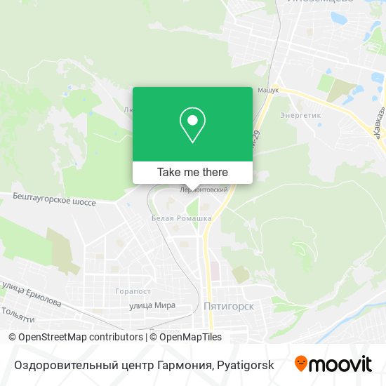 Оздоровительный центр Гармония map