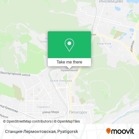Станция-Лермонтовская map