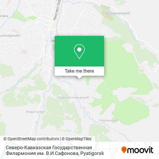 Северо-Кавказская Государственная Филармония им. В.И.Сафонова map