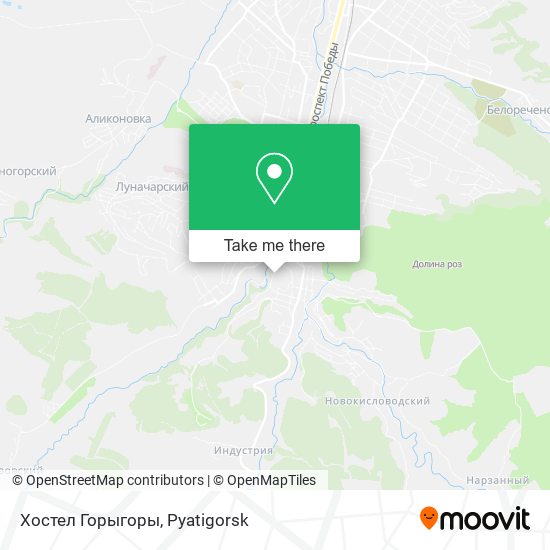 Хостел Горыгоры map