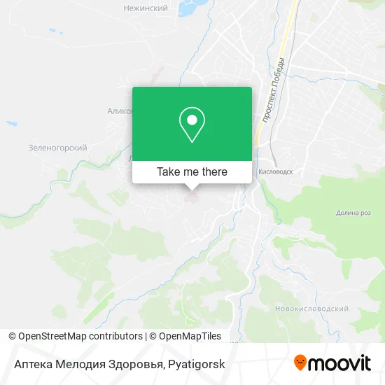 Аптека Мелодия Здоровья map