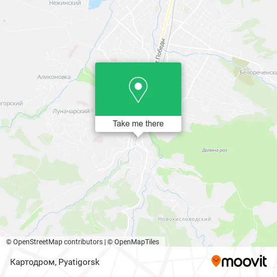 Картодром map
