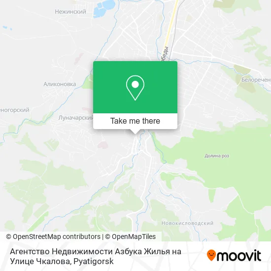 Агентство Недвижимости Азбука Жилья на Улице Чкалова map