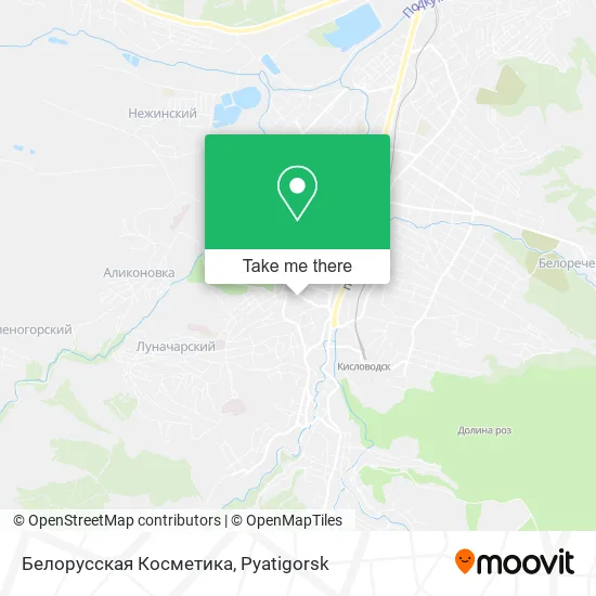 Белорусская Косметика map