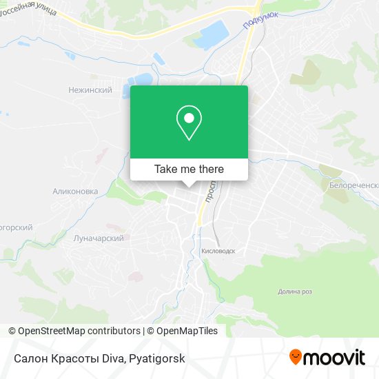 Салон Красоты Diva map